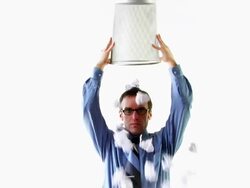 Serious Trash Man .. Stock Footage