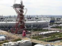 TIME LAPSE: Paralympic Park Day to Night Stock Footage