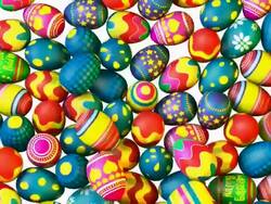 Easter isolated background Stock Footage