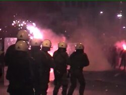 Violent clashes in capital, latest News Clip