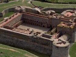 Fort De Salses Stock Footage