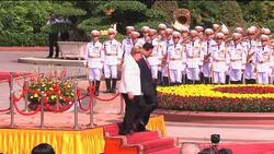 German Chancellor begins two day visit News Clip