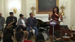 First Lady: 'Just About Everybody Loves Jazz' News Clip