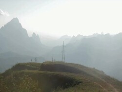 WS Phou Kout mountains / Phou Kout District, Laos Stock Footage