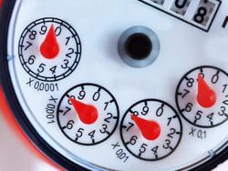Water meter Stock Footage
