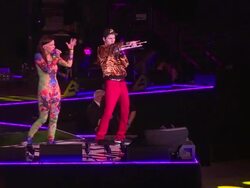 PERFORMANCE - Sam & The Womp at We Day UK at Wembley Arena on March 7, 2014 in London, England. Stock Footage