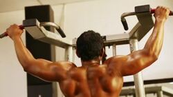 Back Exercise in the Gym Stock Footage