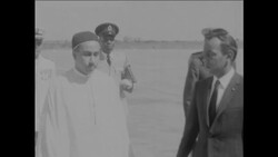 CAN610 NASSER ARRIVES IN MOROCCO FOR ARAB LEAGUE CONFERENCE, MEETS KING HASSAN II Instructional Video