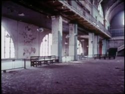 Buildings on Ellis Island stand empty and abandoned. News Clip