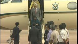 Pakistani FM speaks upon arrival for talks after recent Mumbai attack News Clip