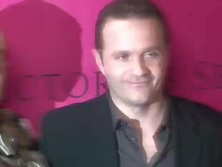 Paris Hilton, Pascal Mouawad and Nicky Hilton at the 2010 Victoria's Secret Fashion Show - Pink Carpet Stock Footage