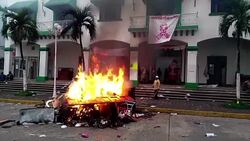 VOICED : Violentas protestas por secuestro de sacerdote en Mexico News Clip