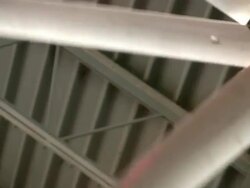 HD 1080i Industrial Fan Blades Stock Footage