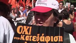 Thousands march in capital as public sector workers join two-day strike News Clip