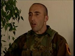 YUGOSLAVIA: KOSOVO: PEC: KLA RETURN HOME News Clip