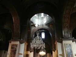 Vagharshapat, Echmiadzin cathedral, the ceiling Stock Footage
