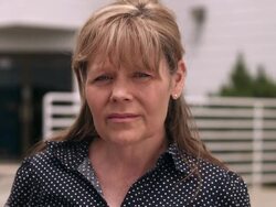 Woman with a blank stare on her face. Stock Footage