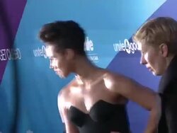 Alicia Keys at The Gillette Leading Man Cam At unite4:humanity Presented By unite4:good And Variety And Sponsored By Gillette Stock Footage