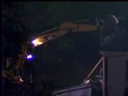 The Amish school where a gunman killed five young girls has been demolished in Nickel Mines, Pennsylvania. News Clip