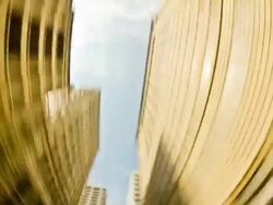 City Driving Vertical Stock Footage
