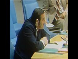 SYND 25 10 74 SOUTH AFRICAN REPRESENTATIVE TO THE UNITED NATIONS DELIVERS STATEMENT News Clip