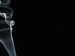 HD: Candle Smoke Stock Footage