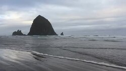 Cannon Beach, Oregon Stock Footage