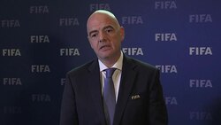 VOICED : Infantino ira a Israel/Palestina cuando haya progresos News Clip