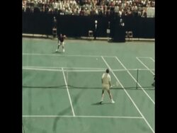 SYND07/08/72 ROBERT LUTZ WINS THE US PRO TENNIS CHAMPIONSHIP News Clip