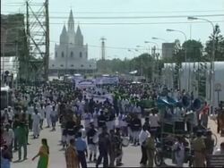 WRAP Procession from church to burial ground, tsunami babies News Clip