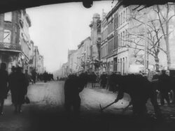 Cologne begins to come back to life after WWII Stock Footage