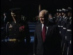 USA: ARMED FORCES HONOUR VETERAN ASTRONAUT JOHN GLENN News Clip