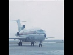 SYND 6/4/70 A HIJACKED JAPANESE PLANE AND DIPLOMAT HOSTAGE RETURN FROM NORTH KOREA News Clip