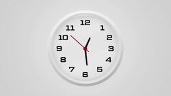 Clock 12:30 Em Stock Footage