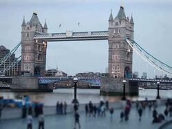People in London Stock Footage