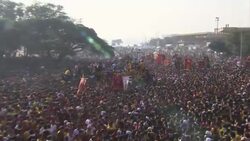 Chaotic scenes as thousands of faithful join Black Nazarene procession News Clip