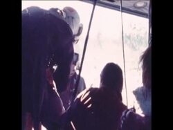 SYND 5 10 74 HELICOPTER TAKES SUPPLIES TO REFUGEES OF HURRICANE FIFI News Clip