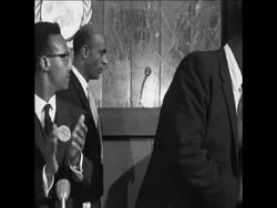 CAN 031 HAILE SELASSIE SPEAKING AT A CONFERENCE IN ADDIS ABABA News Clip