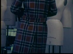 Bill Blass and his 1970s fashions Stock Footage