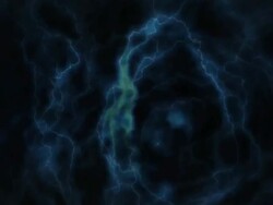 Electricity shown as the flow electric charge. This can occur naturally as lightning, for example, or be demonstrated with plasma globes Stock Footage