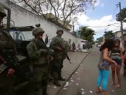 Voting Takes Place in Rio's Favela Communities Stock Footage