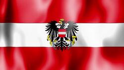 Flag of Austria Stock Footage