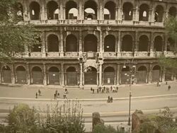 Flavian Amphitheater Coliseum of Rome HD Video Stock Footage