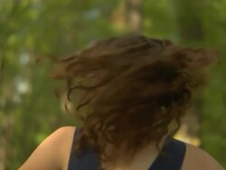 Young lady twirling in the sun Stock Footage