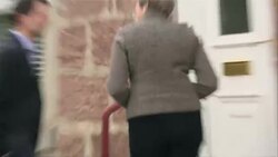 Theresa May Door-to-Door Canvassing in Aberdeen - No Answer News Clip