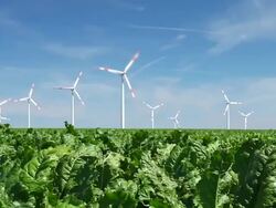 Wind Turbines Stock Footage