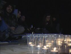 Vigil held in front of parliament, clean-up underway after latest scuffles News Clip