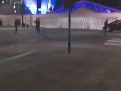 ATMOSPHERE: museum exterior at the National Museum Of American Jewish History Opening Gala  Stock Footage