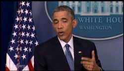 Obama's Press Conference in Two Minutes News Clip
