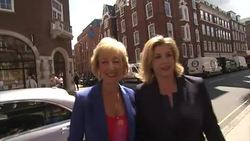 Andrea Leadsom and Penny Mordaunt Arrive at The Cinnamon Club News Clip